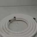 Mini Split Line Set 1/4" & 3/8" Insulated Copper Aluminum Line Set -16FT Copper Aluminum Pipes,Mini Split Air Conditioner (1/4+3/8)