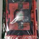 iPad 9th/ 8th/ 7th Generation 10.2 Inch iPad Case 9th Generation with Pencil Holder,Heavy Duty Shockproof Cover for i Pad 9th/8th/7th Gen 2021/2020/ 2019 Cases,Black Red