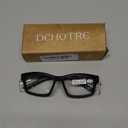 DEHOTRE 2 Pack Progressive Multifocus Reading Glasses Men Unbreakable TR90 Frame Temple Large Size Readers with Metal Inlays (Black+blue)