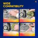 Canamax W10006384 Washer Drive Belt - Compatible with Whirlpool Kenmore Washers - Replaces W10006384 AP6014712 PS11747978 WPW10006384 - Pack of 2