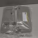 Pair of Left and Right Side Gray Sun Visor Fit for Fit for 2007-2011 Toyota Camry with Sunroof, Sunvisor Replacement for 74320-06800-B0 74310-06770-B0, with Makeup Mirror and with Light