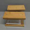 Bamboo Food Dispenser | Kitchen Organizers and Storage | Airtight Pantry Organizers and Storage Container | Cereal, Rice, Flour, Snack Storage (2, Small)