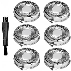 SH50/52 Replacement Heads Compatible with Norelco 5000 Replacement Blades, New Upgrade 5000 Blades Compatible with AquaTouch (S5xxx) PowerTouch (PT8xx, PT7xx), 6 Pack