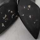 Elisabet Tang Women's Kitten Heel Slingback Low Pumps 3 Inches Stiletto Pointed Closed Toe Elegant Dressy Bridal Wedding Party Shoes (10, Black)