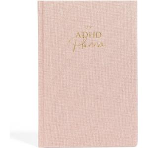 The ADHD Planner for Adults - Undated Daily & Weekly ADHD Journal for Disorganized People, 90 Days - Habit Tracker, Record Emotions & Mood - Academic Goals - Structure & Focus for Adults Brains (Pink)