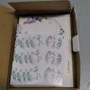 Hunanyume 50 Pack Funeral Thank You Cards with Envelopes, Stickers & Message Inside, 46 in Watercolor Flowers Butterflies Bereavement Sympathy Thank You Cards for Funeral Family Friends Loved Ones (Assorted/Multicolor)
