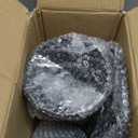 HBlife 3-PCS Black Cake Stand Set (8"/10"/12" Plate) for 6-10 Inch Cakes, Perfect Dessert Table Display Set, Cupcake&Cake Stands for Halloween, Black and Gold Party Decorations (Metal)