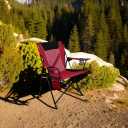 Kijaro Dual Lock Portable Camping Chairs - Versatile Folding Chair, Sports Chair, Outdoor Chair & Lawn Chair - Dual Lock Feature Red Rock Canyon, 35.5 X 26 37 Inches