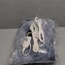 Faux Fur Electric Throw Blanket for Couch - 50"X60" Bubble Faux Fur Heated Blanket Fluffy Fuzzy Soft Thick with 6 Fast Heating Levels & 4 hrs Timer Settings, Washable & ETL Certified, Tie-Dye Blue