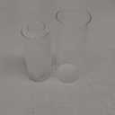 4 Pack Glass Cylinder Vases 4,6,8,10 Inch Tall Clear Flower Vase Hurricane Floating Candle Holder for Table Centerpiece Wedding Home Decor