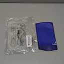 Kids Long Hair Swim Cap for Girls Boys, 2 Size Silicone Swimming Cap for Age 3-15 Toddler Children Teens, Waterproof Swim Hats Bathing Caps with Ear Plugs & Nose Clip to Keep Hair Dry(Age 3-8/Navy)