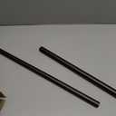 Decopolitan End Cap Single Rod Set, 18 to 36-Inch, Toasted Copper & Cap Curtain Holdback, Copper