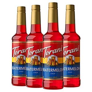 Torani Syrup, Watermelon, 25.4 Ounces (Pack of 4) (EXP 07/29/27)