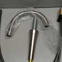 Delta Kate Brushed Nickel Kitchen Faucet with Pull Down Sprayer and Soap Disperser, Modern Two Hole Kitchen Sink Faucet, Single Handle, Stainless 16970-SSSD-DST