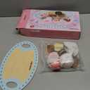 Wooden Tea Set for Little Girls Birthday Gift 3-4 Year Old Princess Toys Play Food Sets for Kids Kitchen Accessories Toddlers 3-5 Outdoor Party Pretend Food Dessert Cookies Wood Toy
