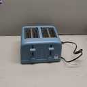 bella 4 Slice Toaster, 6 Setting Shade Control with Reheat & Cancel Buttons, Removable Crumb Tray, Anti Jam & Auto Shutoff, 900 Watt, Surf