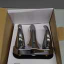 Aqua Vista 15-B42WP-CH-AV Two Handle Bathroom Sink Faucet, Polished Chrome