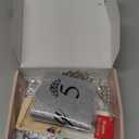 5th Birthday Decorations for Girls Silver with 5th Birthday Sash and Tiara, Cake Topper and Candle, Silver Number Balloon, 5 Year Old Gifts for Girls