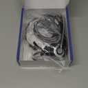 Headset wtih Mic, USB Headset with Microphone for PC, Computer Headset with Noise Canceling Microphone with Mute for Home Office Online Skype Zoom Meetings