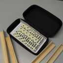 Mega Large 3" Dominoes Set for Adults and Kids  Dominoes Double 6 Classic Board Games  Double Six Domino Set with 28 Tiles and Gift Case, Juegos de Mesa (MEGA)