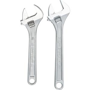 CRAFTSMAN Adjustable Wrench Set, 2Piece (CMMT12002)