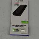 ZGear High Capacity Power Bank With LCD Display 20,000mAh Black