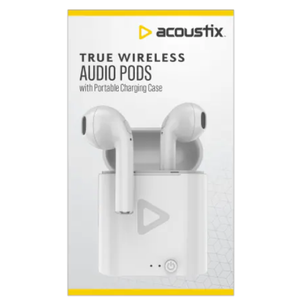 Acoustix True Wireless Earbuds - White