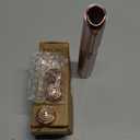 tuokiy Women Facial Hair Removal Device Battery Operated with 2 Replacement Heads,Ladies Face Shaver for Peach Fuzz Upper Lip,Chin, Facial Hair Removal for Women, Rose Gold