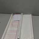 Love-KANKEI Floating Shelves Wall Mounted Set of 2, 17 Inch Rustic Wood Wall Shelves for Storage, Bedroom Living Room Bathroom Kitchen Office and More White