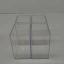 Set of 4 Acrylic Boxes with Lids, 4" Lx4 Wx8 H, Made in USA, Display Cases for Collectibles, Clear Containers for Organization and Storage