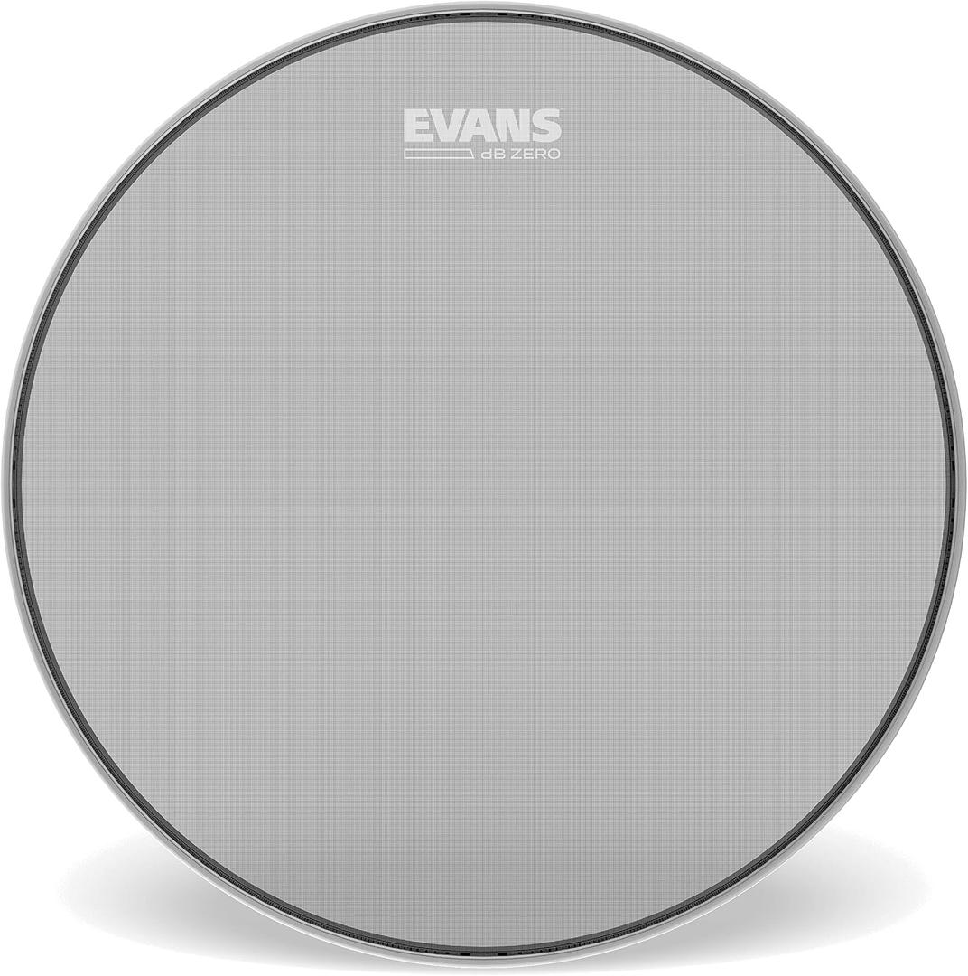 Evans dB Zero Drum Heads - Featuring Single Ply ShockWeave Mesh - Low Volume Drumhead - Bass, 24 Inch