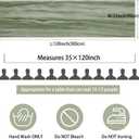 12 Pack 10Ft Cheesecloth Table Runner 35x120 Inch Boho Gauze Table Runner Cheese Cloth Long Romantic Table Runners for Wedding Bridal Shower Birthday Party Table Decor (Dusty Sage Green)