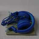 noot products Kids Headphones K11 Foldable Stereo Tangle-Free 5ft Long Cord 3.5mm Jack Plug in Wired On-Ear Headset for iPad/Amazon Kindle,Fire/Boy/Girl/School/Laptop/Tablet(Skyline Blue)