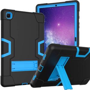 case for Samsung Galaxy Tab A7 10.4 Case 2022&2020, Slim Heavy Duty Hard PC Soft Silicone High Impact Protective Case for Galaxy Tab A7 10.4 inch 2022 &2020 (SM-T500/T505/T507/T509),Black/Blu