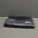 Faux Leather Portfolio Binder with Handle & Clipboard, Zippered Padfolio Folder Organizer 3 Ring Binder for Document, Business Card Holder, Professional Portfolio Notebook for Men & Women (Black)