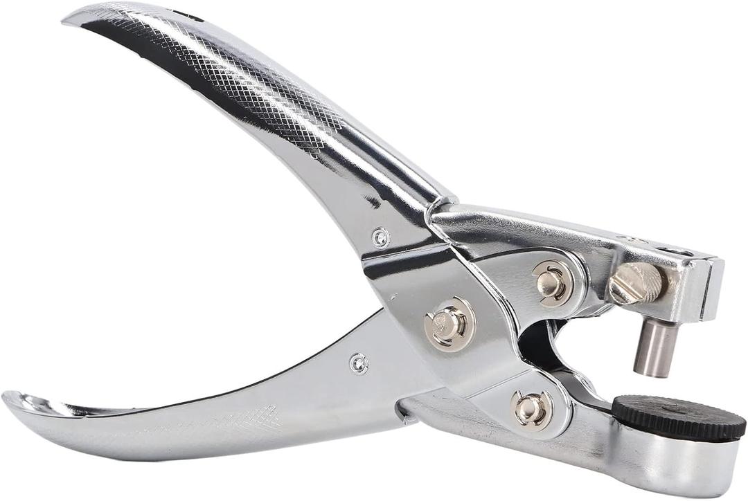 Hole Punch, 7mm Single Hole Puncher for Plastic Bag OPP Bag PVC Bag Paper Cardboard Photos