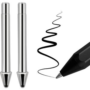 No Wear Out Titanium Alloy Pen Tips fits for Surface Pen, Realititcs Pencil Like Refill Replacement Nibs fits for Microsoft Surface Pro 7 6 5 4 Series(Model 1776) Surface Laptop Stylus Pen,2 Pack