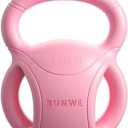 RUNWE 3 Handle Kettlebells Weight - Weight for Women Options 5, 10, 15 and 20 LB for Russian Twists AB Exercise, Weightlifting and Core Fitness Exercise Home Gym [Single in Sold]