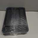 2 x Aujen Silverware Organizer - Expandable Kitchen Drawer Organizer, Adjustable Utensil Organizer, Cutlery Tray for Forks, Knives, Multipurpose Kitchen Organizers and Storage Solution, Black, Medium