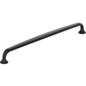 Amerock Renown 10-1/16 inch (256 mm) Center-to-Center Matte Black Cabinet Pull, BP36988FB