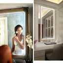 LED Vanity Mirror Lights, Hollywood Style Makeup Lighting, 10FT/6000K/Dimmable/12V Adapter/Self-Adhesive Strip Lights for Mirror, Lighting for Makeup Vanity Table & Bathroom Mirror