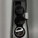 Toothbrush Holders for Bathrooms,Rechargeable Cordless Wall Mounted Tooth Brushing Holder,3 Cup Electric Toothbrush Holder,Bathroom Fashion Decorations (Black)