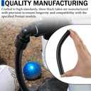 10 x TonGass (2-Pack Flexible PVC Tubes Compatible with Pentair Rainbow Auto Feeder 320 and 322 Models - L 7 3/8 x 1/2 x 5/8