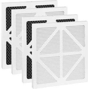 Upgrade 700 Pleated Paper MERV 13 Pre and 125027 Activated carbon Filter Compatible With for Dri Eaz HEP 700 Filter,4 Pack