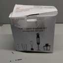 KOIOS Upgraded Immersion Blender Handheld, 1000W 12-Speed 5 in 1 Hand Mixer Stick Blender with 304 Stainless Steel Blade, Food Processor, Beaker, Egg Whisk & Milk Frother, Non-BPA, Smoothies Pure Baby Food (Black)