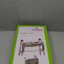 NOVA Medical Products Walker Tray with Two Cup Holders, Gray, 1 Count