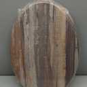 Angol Shiold Elongated Toilet Seat Molded Wood Toilet Seat with Quietly Close and Quick Release Hinges, Easy to Install also Easy to Clean (Elongated, Board) (Elongated-18.5)