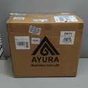 AMADA HOMEFURNISHING 8x10 Area Rugs, Washable Living Room Rug with Non-Slip Backing, Low Pile and Durable Edge Binding, Soft Vintage Floral Rugs for Living Room, Bedroom, Dining Room (Silver/Gray)