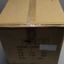 Simple Designs LT2004-BLK-LB 20.08" Textured Stucco Curvy Ceramic Table Lamp with LED Bulb, Black