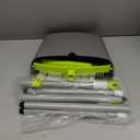 TreeLen Broom and Dustpan Set, TreeLen Broom with Dust Pan with Long Handle Combo Set for Office and Home Standing Upright Sweep Use with Lobby